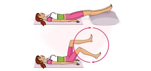 Gymnastics for the treatment and prevention of varicose veins in the legs. 
